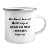 Funny Court Reporter Gifts, Inspirational Quote on Camping Mug, Gifts from Women, for Court Reporter Graduation - Image 2